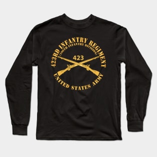 423rd Infantry Regiment - US Army w Branch X 300 Long Sleeve T-Shirt